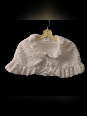 White Disney Princess Cape Faux White Fur Children's Size S/M